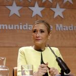La presidenta del Ejecutivo regional, Cristina Cifuentes.