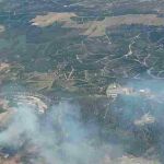 Imagen de la zona en que ha empezado el incendio.