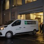 Sede central de Cambridge Analytica en Londres durante el registro de esta noche