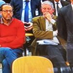 Álvaro Pérez «el Bigotes», y Pablo Crespo, durante una sesión del juicio