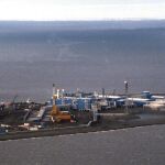 Imagen de archivo de una explotación petrolífera en el océano Artico, al norte de la costa de Alaska