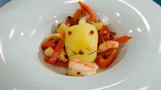 El icónico y denostado plato «León come gamba» El icónico y denostado plato «León come gamba»