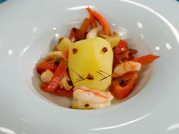 El icónico y denostado plato «León come gamba» El icónico y denostado plato «León come gamba»