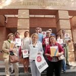 La plataforma «Mis padres deciden», en una reciente protesta
