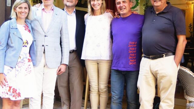 En la fotografía, los miembros del jurado tras la deliberación. Desde la izquierda, Silvia Álava, Javier Fonseca, José Vicente Aparicio, Isabel Montes, Pedro Cabezuelo y Jesús Pozo.
