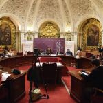 Un momento de la presentación ayer del primer Congreso Internacional sobre Cultura Mozárabe, que se celebrará en Córdoba