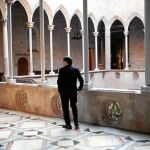 Puigdemont, en una imagen en el Palau de la Generalitat