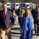 La delegada del Gobierno en Castilla y León, María José Salgueiro, y el de Galicia, Santiago Villanueva, presentan la Campaña de Vialidad Invernal
