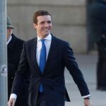 Pablo Casado a su llegada al Congreso/Foto: J. Fdez.-Largo