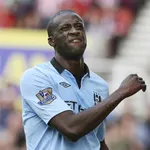Yaya Toure durante un partido de la Premier