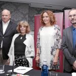 Kurt Kratena, Milagros Dones, Rocío Ingelmo y Juan Moreno, ayer en Sevilla en la presentación del estudio