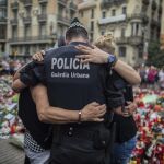 Memorial en Las Ramblas a las víctimas del atentado