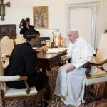 El Papa Francisco con Bernice Albertine King