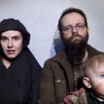 El matrimonio Boyle con dos de sus tres hijos durante el secuestro