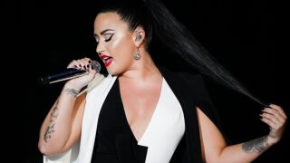 Demi Lovato durante el festival Rock in Rio que se celebr&oacute; en Lisboa este fin de semana / Efe