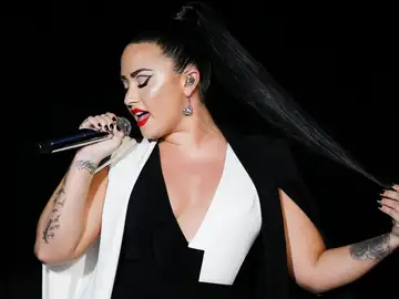 Demi Lovato durante el festival Rock in Rio que se celebró en Lisboa este fin de semana / Efe Demi Lovato durante el festival Rock in Rio que se celebró en Lisboa este fin de semana / Efe