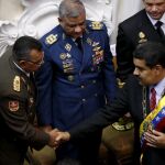 Nicolás Maduro y Nestor Reverol, ministro del Interior