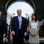 McMaster (derecha), junto al presidente norteamericano, el secretario de Estado, Rex Tillerson, y la embajadora ante la ONU, Nikki Haley
