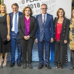 Helena Rakòsnik, Artur Mas, Columna Martí, José Creuheras, Ada Colau, José Guirao, Olga Gelabert, Anna Hernández y José Montilla