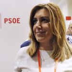 Susansa Díaz, en el Comité Ejecutivo del PSOE