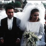 El torero Paquirri con la cantante el día de su boda.