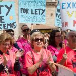 «Justicia por Ley y por todas», «Exigimos vivir sin miedo» o «Lety, tu sonrisa es nuestra fuerza», eran algunos de los lemas que podían leerse en las pancartas que portaban los manifestantes