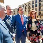 Javier Amoedo, Juan Vicente Herrera, Alfonso Fernández Mañueco, Silvia Clemente, Ricardo Rivero y Enrique Cabero, charlan animadamente antes del comienzo del Pleno / David Arranz/Ical