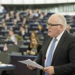 El vicepresidente primero de la Comisión Europea, Frans Timmermans.