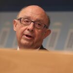 El ministro de Hacienda y Función Pública, Cristóbal Montoro.