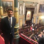 Dante Pérez, en el Congreso de los Diputados /Twitter
