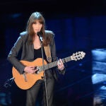 La cantante Carla Bruni
