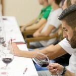 Una de las catas celebradas durante la última fiesta de la vendimia de Peñafiel