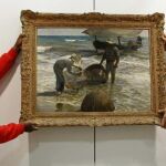 Fotografía de archivo del 30 de octubre de 2012 de la obra "Pescadores valencianos"
