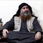Imagen de Al Baghdadi difundida en Telegram por Al Furqan, medio propagandístico del EI/AP / /E. Bonet