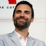 Roger Torrent, que ERC ha decidido proponer como candidato a presidir la Mesa del Parlament. EFE/ Andreu Dalmau