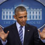 Barack Obama en última rueda de prensa del año en la casa Blanca