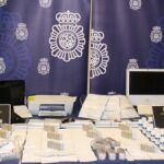 Imagen del material incautado por la Policía