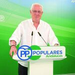 Raynaud incidió ayer en el retroceso experimentado por la economía andaluza.