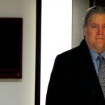 Stephen Bannon a su llegada al Comité de Inteligencia de la Cámara de Representantes
