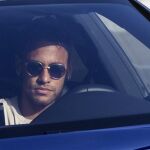 El delantero brasileño del FC Barcelona, Neymar da Silva, a su llegada a la Ciudad Deportiva Joan Gamper.