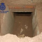 Imagen del zulo en el que fue encontrada la droga