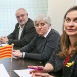 Carles Puigdemont Clara Ponsatí, Lluís Puig y Meritxell Serret /Efe