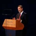 El Rey, en la entrega de los premios/Foto: Alberto R. Roldán