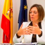 La consejera de Agricultura y Ganadería y portavoz de la Junta, Milagros Marcos, atiende a LA RAZÓN, en su despacho