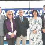 En la imagen de izda. a dcha., José Luis González Larriba, Ana Mañas, Ignacio Azinovic, Carmen Yélamos y Rafael García.