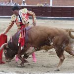 José Ortega Cano, que hoy se corta la coleta, durante el primer festejo taurino en San Sebastián de Los Reyes