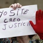 Protestas tras la sentencia de "La Manada". Foto: Efe