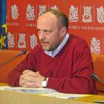 Rafael Rubio, cuando era portavoz adjunto socialista de Les Corts