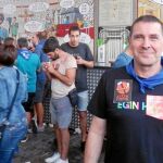 El líder de Bildu, Arnaldo Otegi, acudió el fin de semana a las fiestas de Bilbao