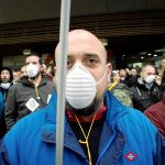 Una de las huelgas que convocaron los trabajadores de Metro por la «mala gestión» que se está haciendo con el problema del amianto
